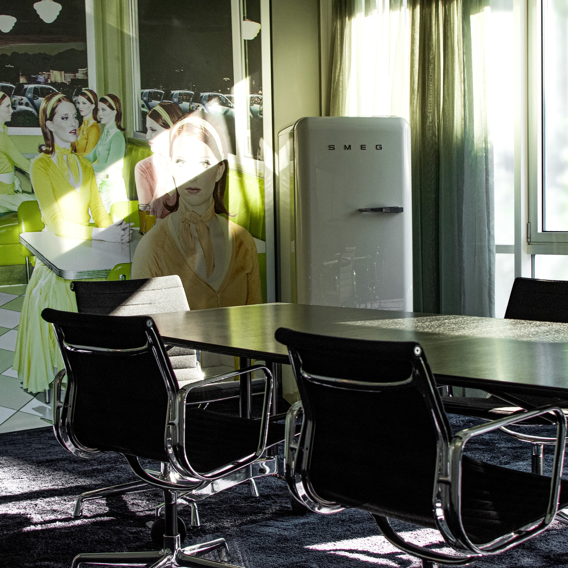Meeting room aquarium