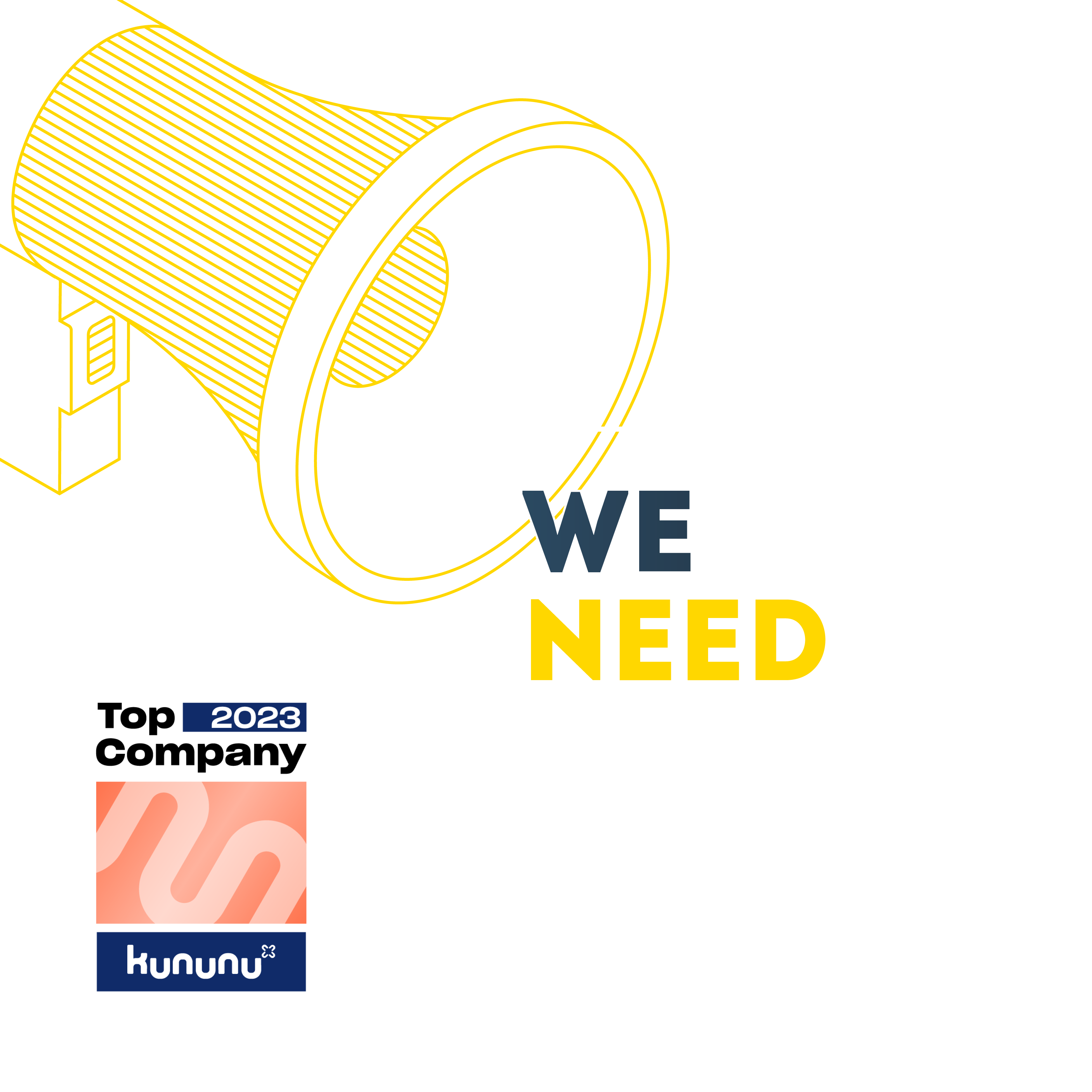 header-we-need-you-mobile-auszeichnung-2023 We need you!