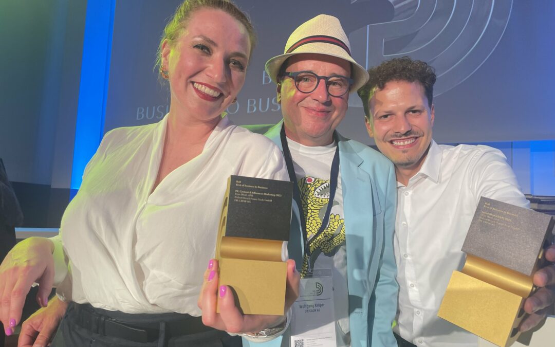 Doppel-Gold beim BoB-Award für DIE CREW AG