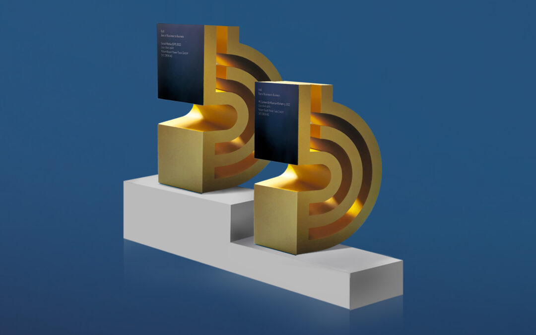 Doppel-Gold beim BoB-Award für DIE CREW AG